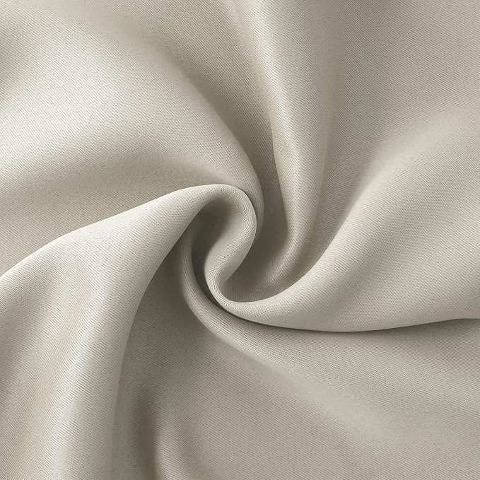 BGment Rod Pocket Camel Blackout Curtains - Image 5