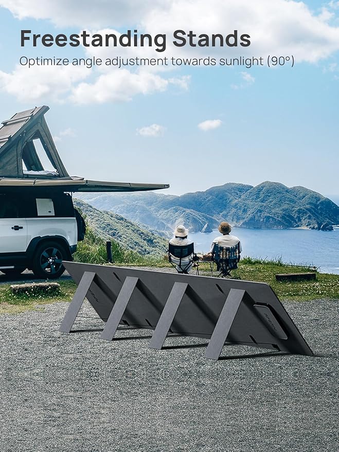 AFERIY Solar Generator P210 with 2pcs 200W Solar Panel | 2400W Portable Power Station 2048Wh | AC Output with 120V,2400W,Solar Generator for Home Use,Outdoor Camping,Power Outage, Camping,Emergencies
