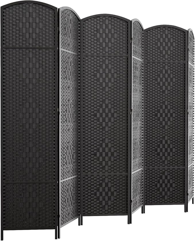HALLYBEE Room Divider Panel, 6 Panel Partition Room Dividers Screen, Privacy by HALLYBEE