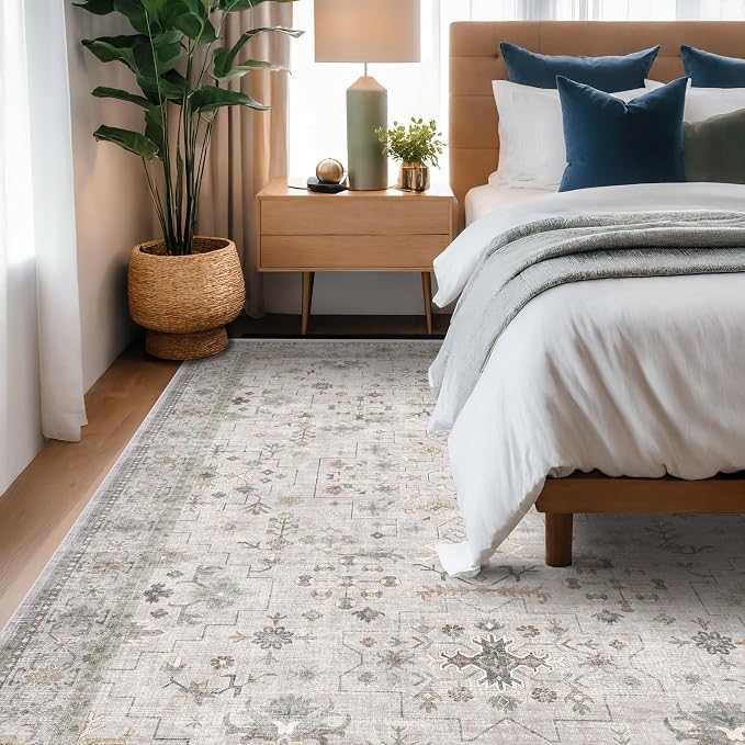 Washable 5x8 Living Room Rug - Image 3