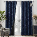 Deconovo 100% Blackout Living Room Curtains 95 Inches Long, Thermal Insulated by Deconovo