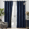 Deconovo 100% Blackout Living Room Curtains 63 Inches Long, Thermal Insulated by Unknown