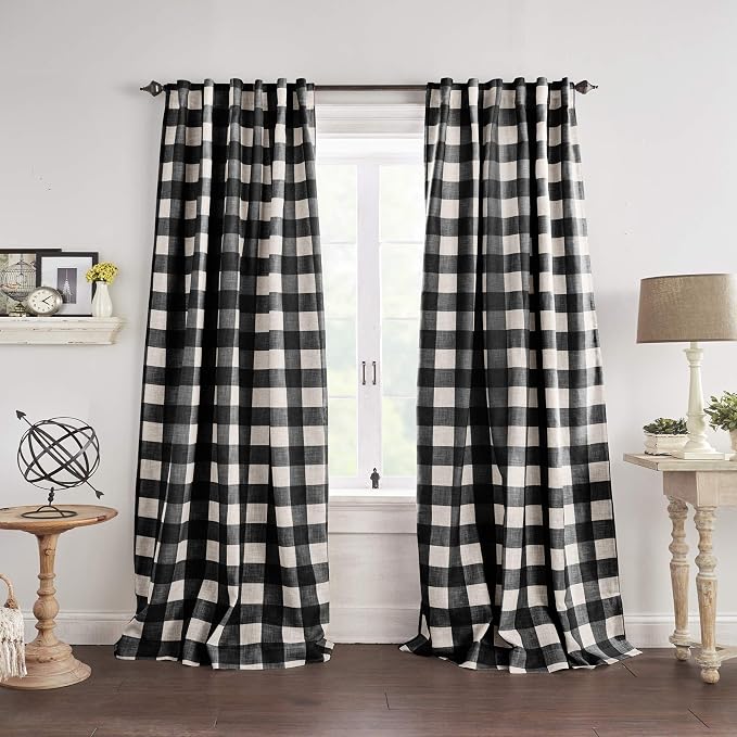 Grainger Buffalo Check Blackout Window Curtain - Image 2