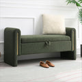 Modern 52" Storage Ottoman Bench, Upholstered End of Bed Storage Bench by CreateYourPerfectSpace