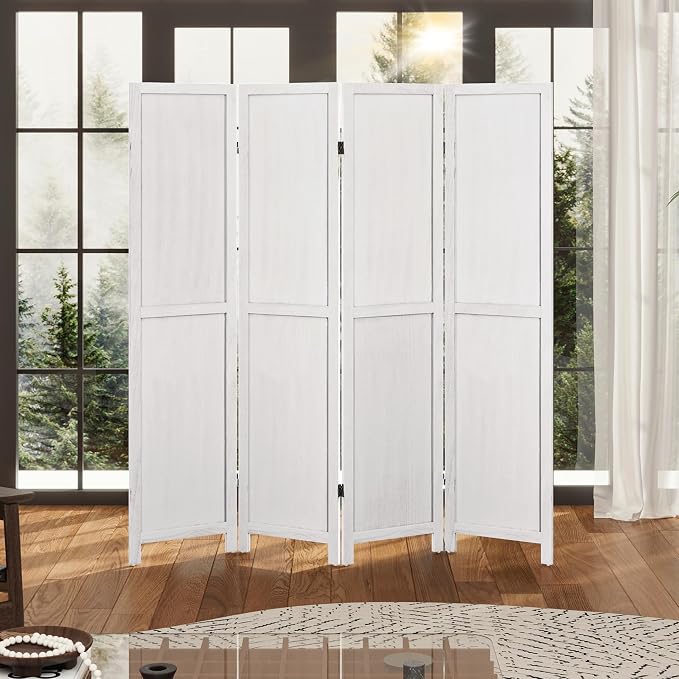 WelFurGeer 4 Panel Room Divider Screen - Image 7