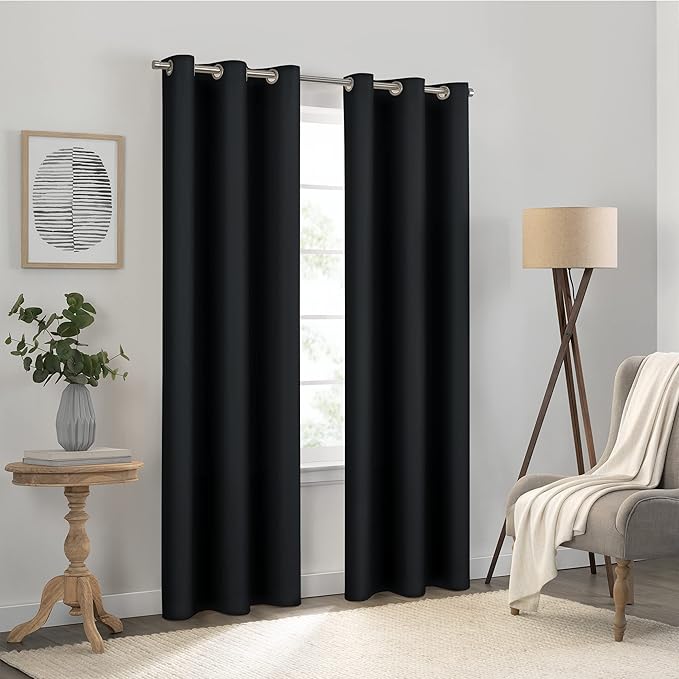Eclipse Kendall Textured Blackout Grommet Curtain by EclipseCurtains