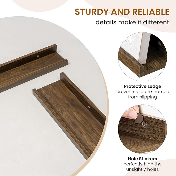 Picture Ledge Shelf, Floating Shelves - Image 4