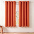 Diraysid Orange Grommet Blackout Curtains by Diraysid%2C+refresh+your+life