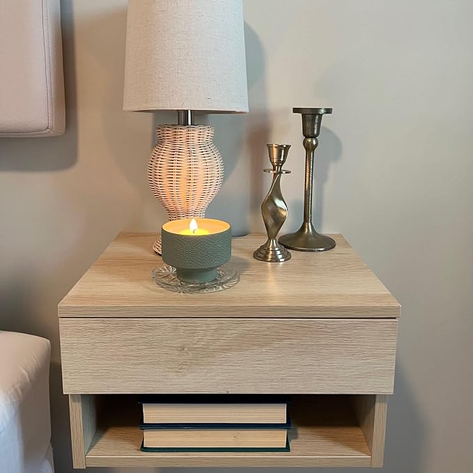 Nathan James Jackson Wall Mounted Floating Bedroom Nightstand - Image 5