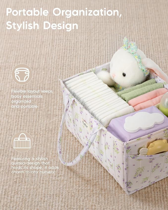 Maliton Diaper Caddy Organizer - Image 5