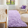 Light Purple Runner Rugs for Bedroom Living Room, Fluffy 2x6 Bedside Hallway by ONASAR
