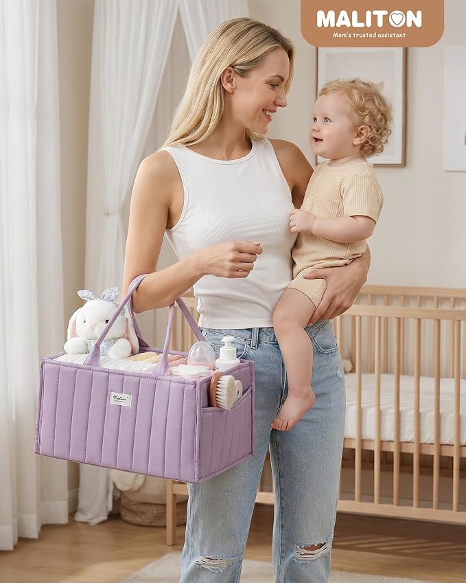 Maliton Baby Diaper Caddy Organizer - Image 6