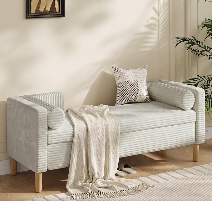 Storage Bench, End of Bed Bench by YourBeautifulSpace