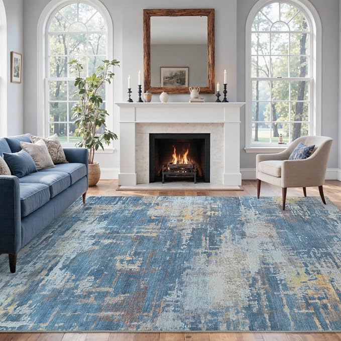 8x10 Ft Large Area Rugs for Living Room, Soft Non-Slip Washable Rugs Modern - Image 3