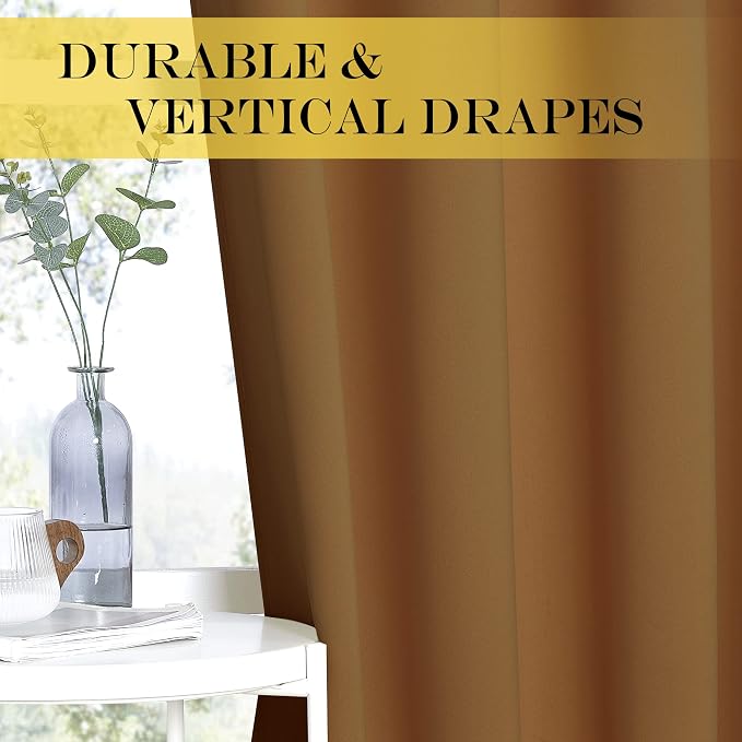 NICETOWN 66 Inch Long Blackout Curtains - Image 4