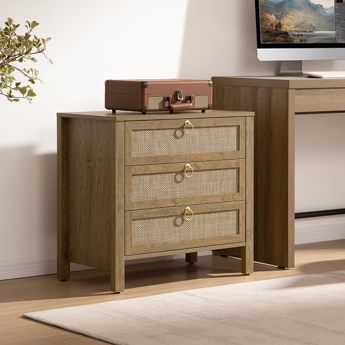 SICOTAS Rattan Nightstand Set of 2 - Image 8