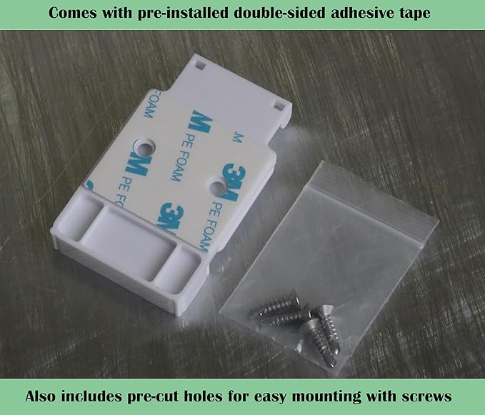 Garage Door Mounting Bracket Compatible with SimpliSafe Entry Sensors – Easy Installation, Reliable Security (2 Pack)