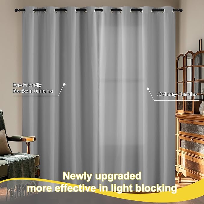 NICETOWN 100% Blackout Curtains - Image 8