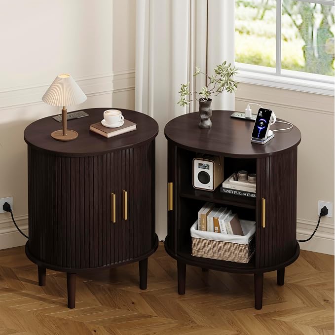 DHH Mid Century Modern Nightstand set of 2 - Image 5