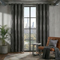 NICETOWN Blackout Curtains for Bedroom, Foil Printed Wave Lines Energy Saving by NICETOWN