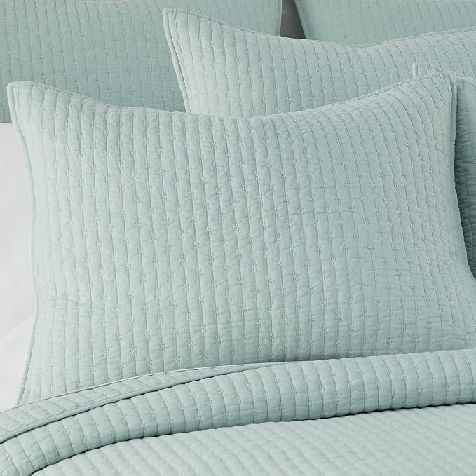 Levtex Home Cross Stitch Reversible Twin Bedspread Set - Image 6