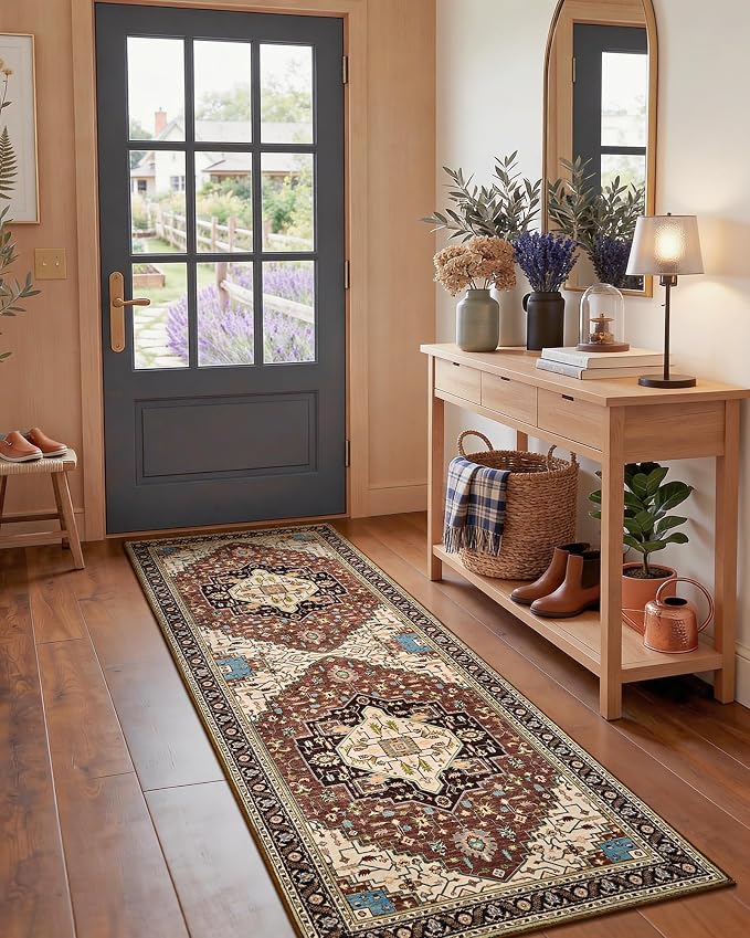 Macgace Washable Vintage Area Rug - Image 2