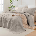 Lady Ann Oversized Queen Quilt Set, Soft & Lightweight Linen Feel Quilted by LadyAnn