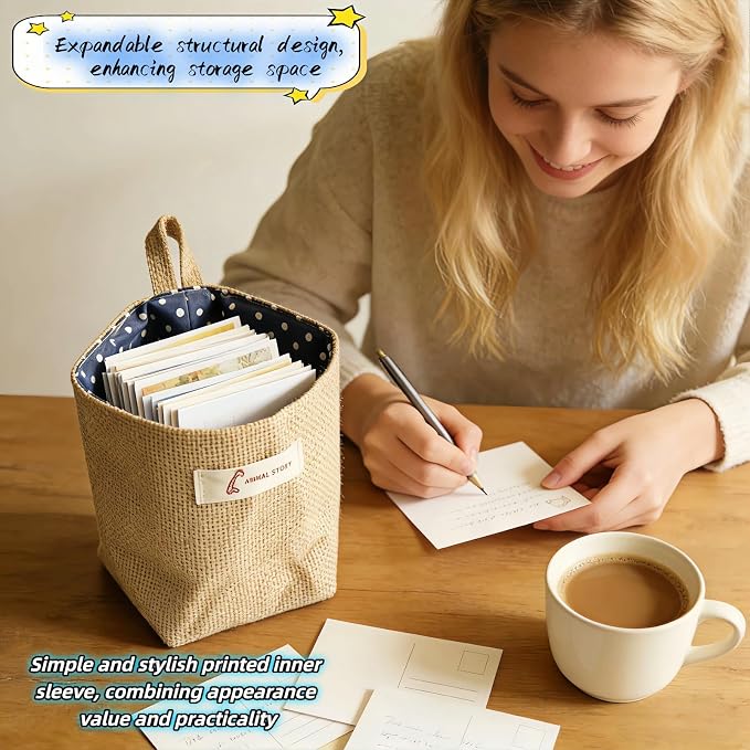 Machine Washable Hemp Cotton Hanging Organizer - Image 4