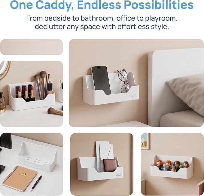 Bedside Shelf Bedroom Dorm Room Rack Organizer Storage -Use as Kid Student - Image 6