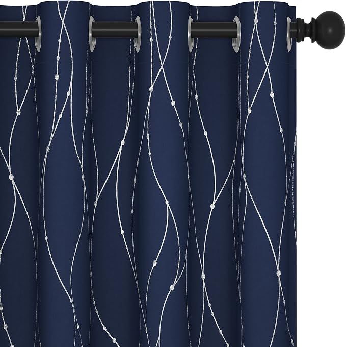 Deconovo Living Room Curtains 45 Inches Long, Thermal Insulated, Room Darkening by Unknown