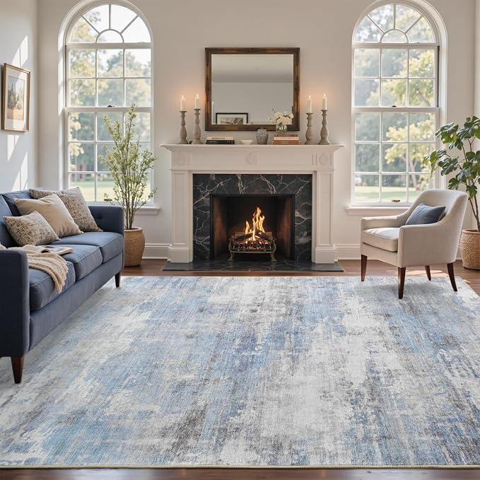 6x9 Ft Large Area Rugs for Living Room, Soft Non-Slip Washable Rugs Modern - Image 2