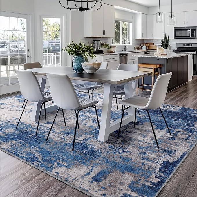RELEANY Washable Square 7'x7' Area Rug - Image 7