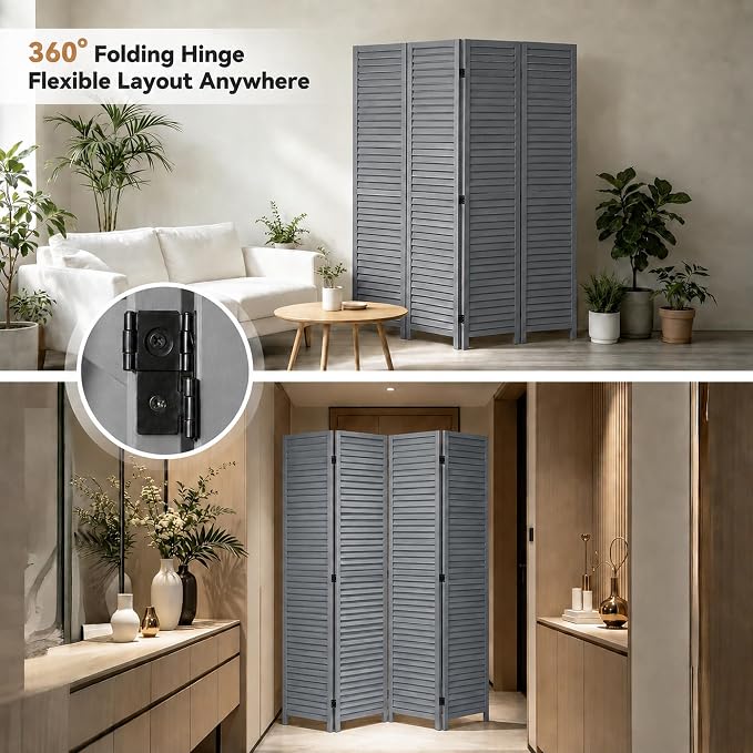 Wood Room Divider - Image 5
