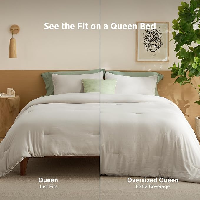 Bedsure Queen Comforter Set, 3 Pieces GentleSoft™ Bed Set, 1 Lightweight - Image 5