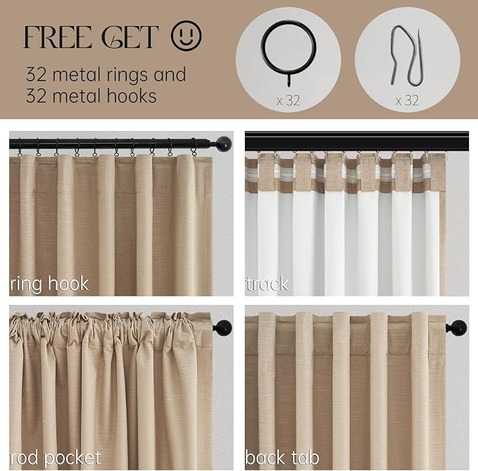 102 Inch Long Blackout Curtains - Image 6