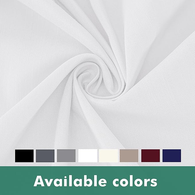 Biscaynebay Wrap Around Bed Skirts with Split Corners for King Beds 17" Drop, White Elastic Dust Ruffles Adjustable Easy Fit Wrinkle & Fade Resistant Silky Luxurious Fabric Machine Washable