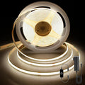Pandery COB LED Strip,LED Strip Lights 3M/9.84ft,Touch Dimmable LED Strips,CRI90+,4000K Natural White cob led,1600LEDs,24V LED Tape Lights,Indoor for Bedroom, Kitchen, TV, Mirror,Cabinet