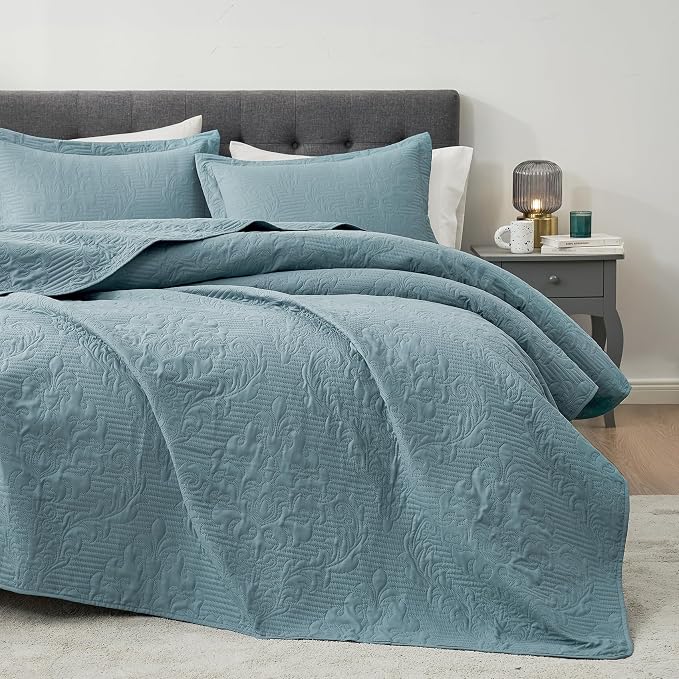 Hansleep Blue Quilt California King Size by Hansleep
