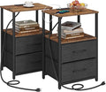 TUTOTAK Nightstands Set of 2, End Table by ChoosetutotakFurnitureBuildYourCozyHome