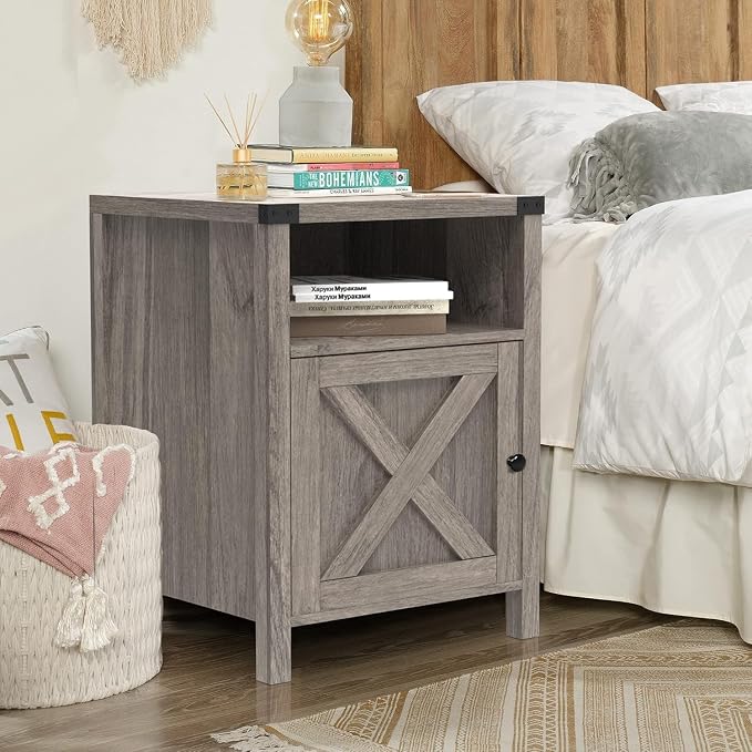 Farmhouse End Table, Nightstand - Image 6