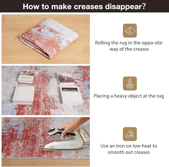 50"x60" Modern Abstract Office Chair Rug, Easy to Clean Computer Chair Rug, Under Desk Rugs for Home Office, Desk Rugs for Rolling Chairs, Floor Mat for Hardwood Floors, Desks Carpet for Tile Floor