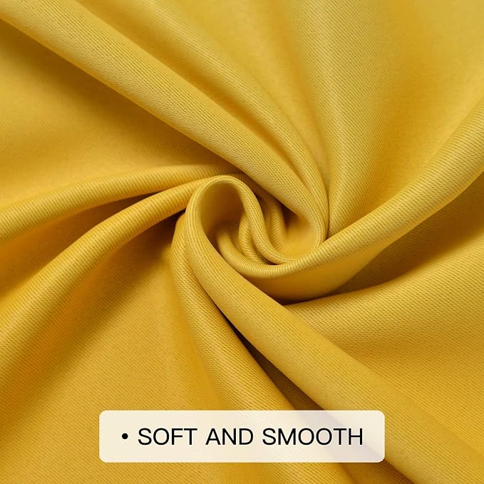 COSVIYA Grommet Ombre Room Darkening Curtains 96 inches Long - Image 4