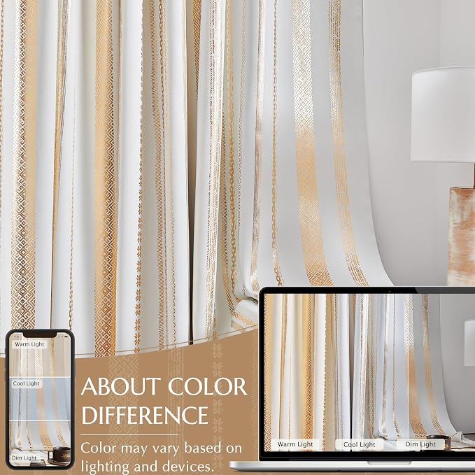 jinchan Boho Blackout Curtains 96 Inches Long - Image 8