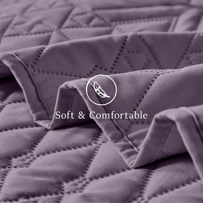 akkialla King/Cal King Quilt Set, Boho Geometric Pattern, Soft All-Season - Image 6