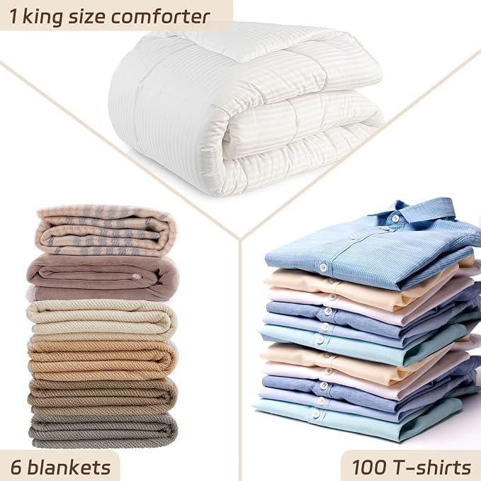 Fixwal Storage Bags 4 Pack 75L XL Mesh Clear - Image 3
