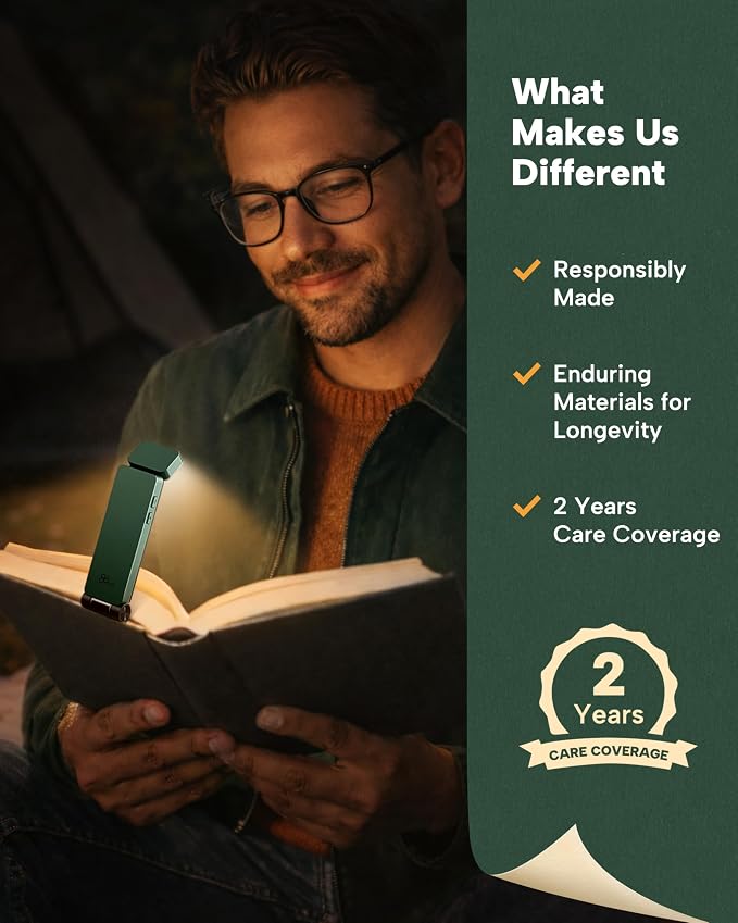 86lux Book Light, Rechargeable Clip-On LED Reading Light - Image 7