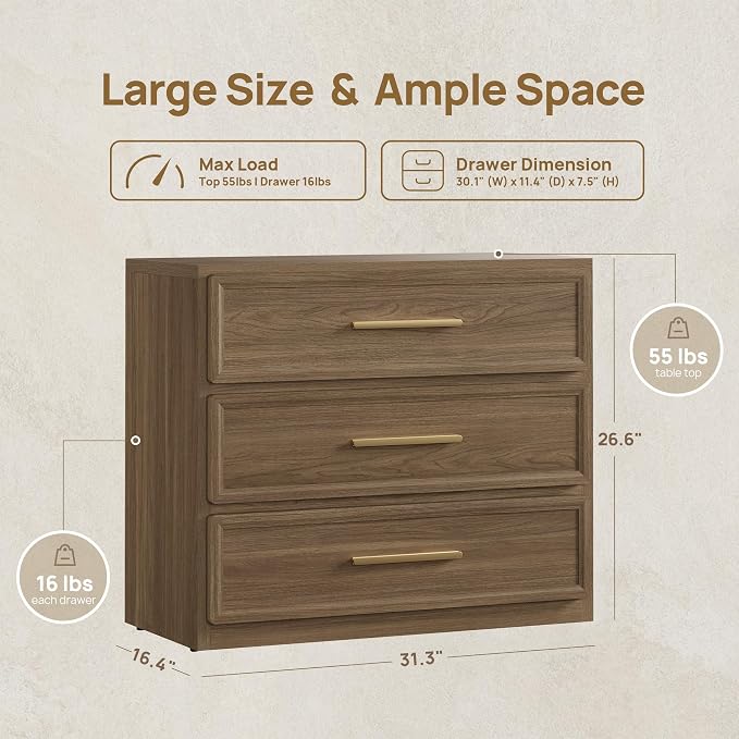 SICOTAS Oversized Night Stand Set 2 - Image 3
