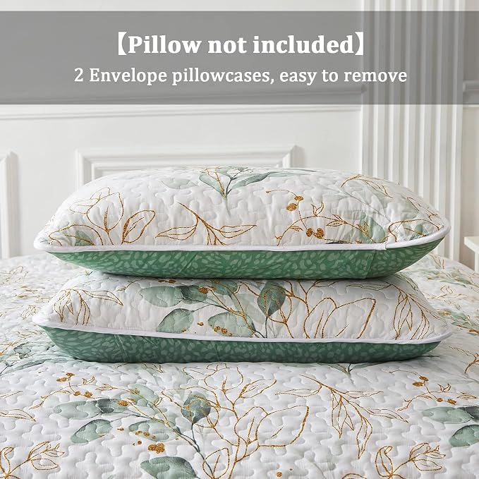 Anibedding Full Quilt Set, Lightweight Quilted Bedspread - Image 7
