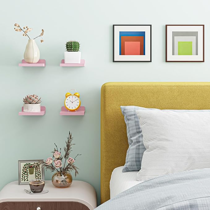 Fixwal Small Floating Shelves for Wall Decor | Rustic wood shelf for displaying - Image 7