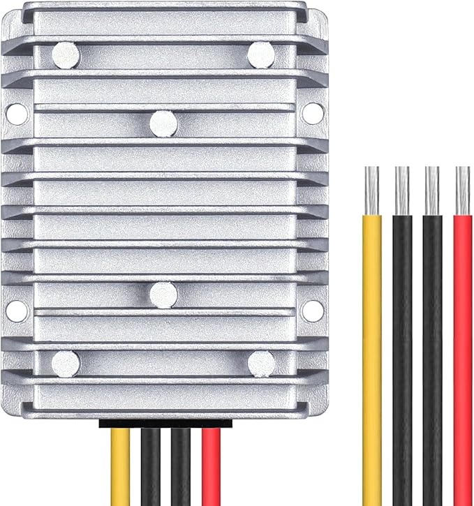 Cellena DC Step Down 360W 48V to 12V 30A Voltage Regulator, Waterproof DC Voltage Reducer for Golf Cart